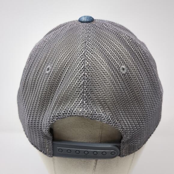 Black Clover Snapback Trucker Cap Blue One Size Adjustable Mesh Back 110 - Picture 6 of 10